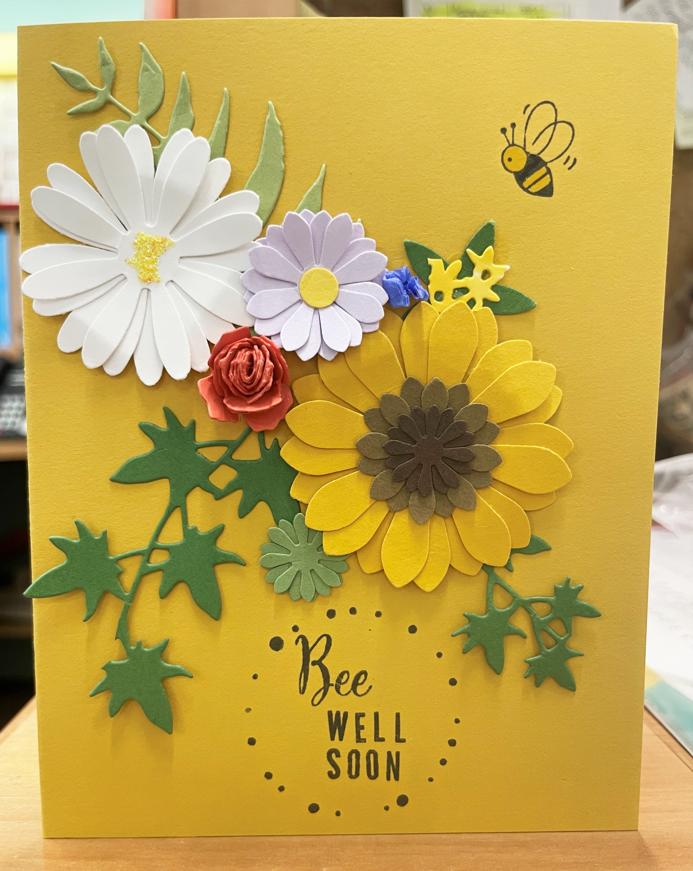 Handmade Card for Garden of Wellness